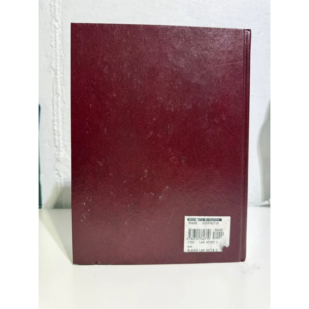Black's Law Dictionary 6th Edition Centennial 1990 Hardcover With Pronunciations